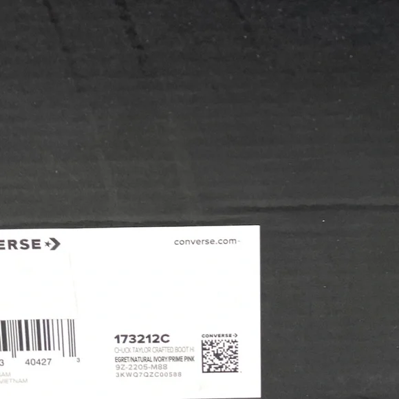 Converse Chuck Taylor Crafted Boot High Top Leather Ivory Men Sneakers 173212C - Picture 9 of 10